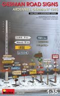Miniart 1/35 German Road Signs WWII (Ardennes, 1945) # 35609