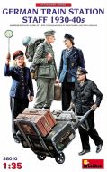 Miniart 1/35 German Train Station Staff 1930-40's # 38010