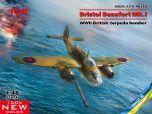 ICM 1/48 Bristol Beaufort Mk.I, WWII British Torpedo-Bomber (100% new molds) # 48310