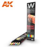 AK Interactive WATERCOLOR PENCIL SET BASICS # 10045