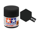 Tamiya 10ml NATO Black acrylic paint # XF-69