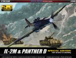 Academy 1/72 IL-2m & Panther D Limited Edition # 12538
