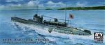 AFV Club 1/350 Japanese Navy I-27 with A-T Submarine # 73514 - Plastic Model Kit