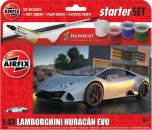 Airfix 1/43 Lamborghini Huracan Evo Starter Set # 55007