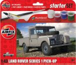 Airfix 1/43 Land Rover Series 1 Pick Up Starter Set # 55012