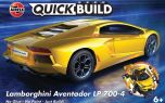 Airfix Lamborghini Aventador LP 700-4 in Yellow QUICK BUILD # J6026