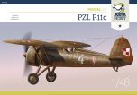 Arma Hobby 1/72 PZL P.11c with PE parts and decals by Techmod # 40002