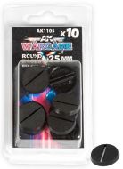 AK Interactive Round Base With Lip 25mm x10 Units # 1105