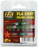 AK Interactive PLA Army Colors Addon Colors Set # 4260