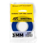 AK Interactive 3mm Masking Tape For Curves # 9183