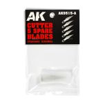 AK Interactive Standard Diagonal (5 Spare Blades) For AK Hobby Knife # 9515-A