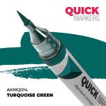 AK Interactive Quick Marker - Turquoise Green # 014