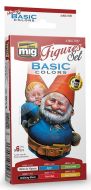 Ammo Mig Jimenez Basic Colors For Figures Set # 7027