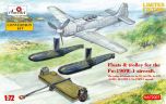 A-Model 1/72 Floats & Trolley for Focke-Wulf Fw-190W-1 Fighter # 72007