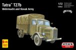 Attack Kits 1/72 Tatra T27b Wehrmacht & Slovak Army with resin details # 72953