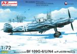 AZ Model 1/72 Messerschmitt Bf-109G-6/U/N4 with FuG 350 Naxos # 7614