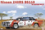 BeeMax 1/24 Nissan 240 RS Rally Safari 1984 # 24041