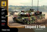 Build Army 1/33 Leopard 2A6 Main Battle Tank # 001
