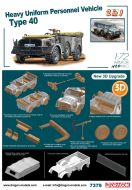Dragon 1/72 Heavy Uniform Personnel Vehicle Typ 40 # 7379