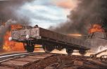 Dragon 1/35 German Flatbed Railway Wagon With Machine Gun Crew # 6085