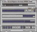 Eduard 1/350 Naval Figures German WWII # 17511