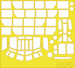 Eduard 1/48 Junkers Ju-52/3m canopy (designed to be used with Monogram and Revell kits) # EX070