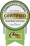 Certified Scale Model Enthusiast Gold Sticker