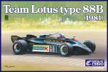 Ebbro 1/20 Team Lotus Type 88B 1981 # SF010