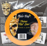 Flake King Prime Flat Line Orange Tape 6mm x 50m # TPFL6