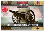 First To Fight Kits 1/72 Field Gun 75mm wz.1902/26 # F077
