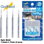 GodHand Spin Mold 1.2mm-1.7mm Made In Japan # GH-CSB-12-17