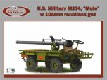 GMU 1/48 "Mule" M274 U.S. Military with 106mm Recoilless Gun # 48006