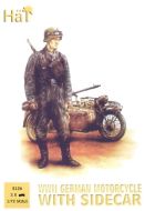 HAT Industrie 1/72 German Motorcycles with Side Cars (WWII) # 8126