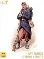 HAT Industrie 1/72 WWI French Infantry 1914 # 8148 - Plastic Model Figures