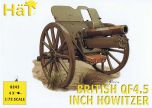 Hat 1/72 British (WWI) QF4.5 Howitzer # 8243 - Plastic Model Kit