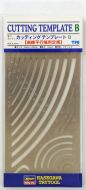 Hasegawa 1/72 Cutting Template B (Curved Parallel Width Ruler) # 06