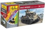Heller 1/72 M4A2 Sherman "Division Leclerc" Gift Set # 56894