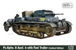 IBG Models 1/72 Pz.Kpfw.II Ausf.B with Fuel Trailer (Limited Edition) # 72166