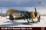 IBG Models 1/72 PZL/IAR P.11F Romanian Fighter On Ski's # 72522