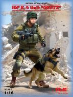 ICM 1/16 K-9 Israeli Police Team Officer with Dog # 16102
