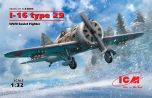 ICM 1/32 Polikarpov I-16 type 29 WWII Soviet Fighter # 32003
