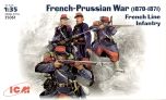 ICM 1/35 French Line Infantry 1870-1871 French-German War # 35061