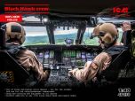 ICM 1/48 Black Hawk Helicopter Crew (3 Figures) # 48130