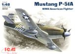 ICM 1/48 North American P-51A Mustang USAF # 48161 - Plastic Model Kit