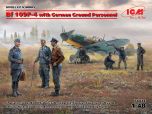 ICM 1/48 Messerschmitt Bf-109F-4 with German Ground Personnel # 48805