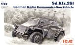 ICM 1/72 German Sd.Kfz.261 Radio Communication Vehicle # 72441