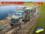 ICM 1/72 ZіL-131 AFU Truck with DShKM # 72821