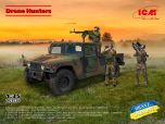 ICM 1/35 Drone Hunters’ Humvee M1097A2 Cargo Carrier, DShKM & Crew Figures) # DS3531