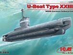 ICM 1/144 U-Boat Type XXIII, WWII German Submarine # S004