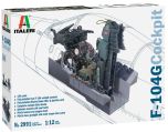 Italeri 1/12 Lockheed F-104G Cockpit 124 parts # 2991